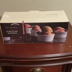 Bellemain Porcelain Ramekins NIB Set of 6